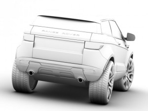 range rover evoque 3D-Modell