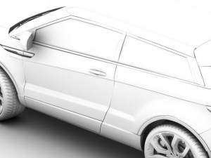 range rover evoque 3D-Modell