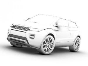 range rover evoque std mat 3D Model