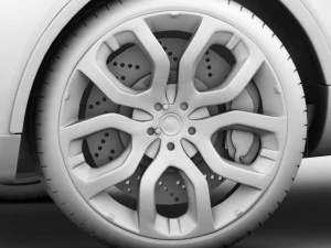range rover evoque std mat 3D Model