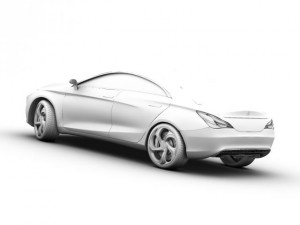 mercedes concept style coup Model 3D