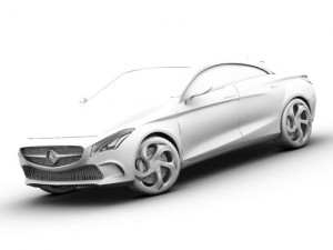 mercedes concept style coup Model 3D