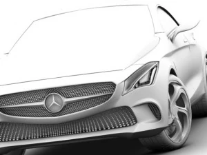 mercedes concept style coup 3D Model