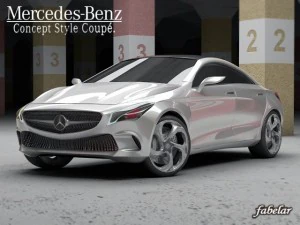 tappetino mercedes concept std Modello 3D