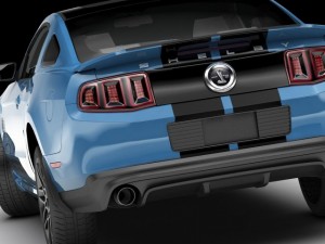 shelby gt500 2011 Modèle 3D