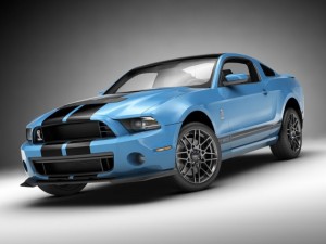 shelby gt500 2011 Modèle 3D