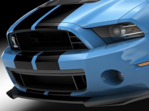 shelby gt500 2011 Modèle 3D