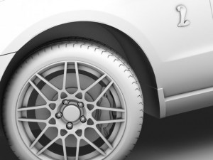 shelby gt500 2011 Modèle 3D