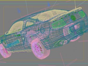 shelby gt500 2011 Modèle 3D