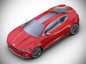 ford evos concept 3Dモデル