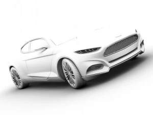 ford evos concept 3D Model