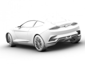 ford evos concept 3Dモデル