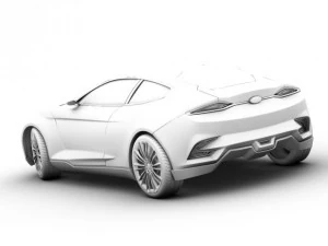 ford evos concept 3D Model