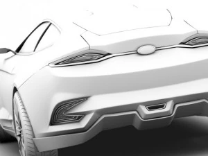 ford evos concept 3D Model