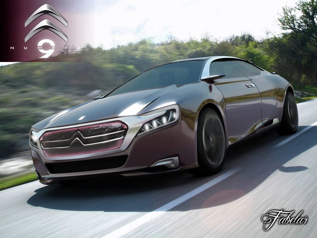 citroen numero 9 concept 3D Model .c4d .max .obj .3ds .fbx .stl .blend 