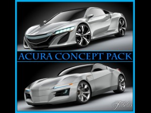 acura concept pack 3D Model