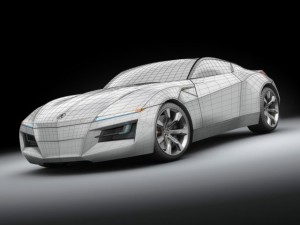 acura concept pack Modello 3D