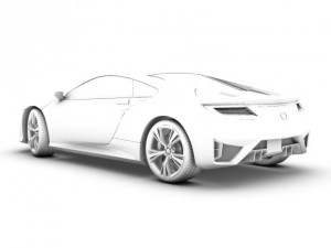 acura concept pack Modello 3D