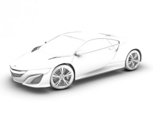 acura concept pack Modello 3D