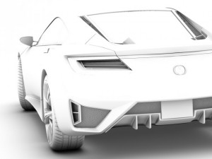 acura concept pack Modello 3D