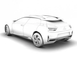 citroen concept pack 3D Model