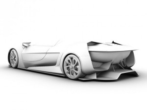 citroen concept pack 3D 模型