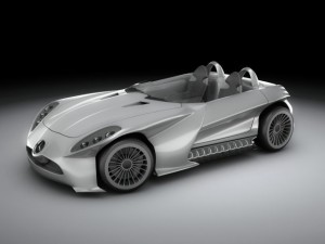 mercedes concept pack 3D Model
