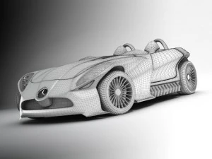 mercedes concept pack 3D Model