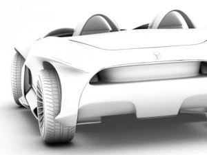 mercedes concept pack 3D Model