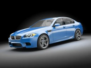 bmw m5 2012 3D Model