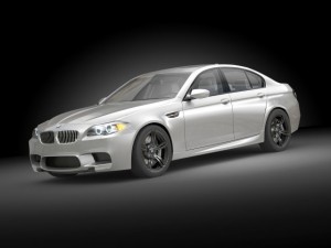bmw m5 2012 3D 模型