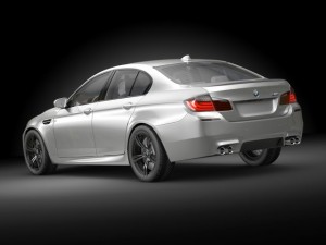bmw m5 2012 3D 模型