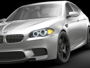 bmw m5 2012 3D Model