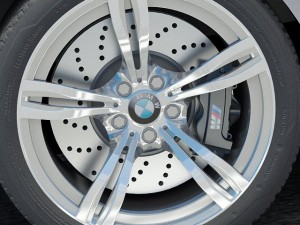 bmw m5 2012 3D 模型