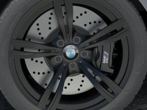 bmw m5 2012 3D 模型