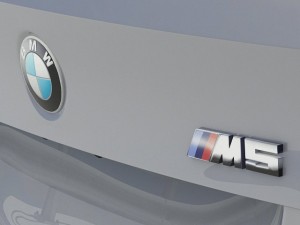 bmw m5 2012 3D 模型