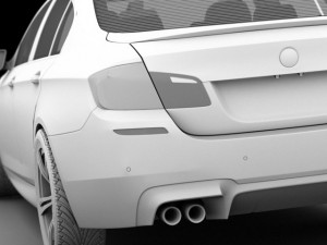 bmw m5 2012 3D 模型