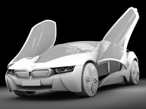 bmw i8 concept 3D Model