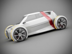 audi urban concept Modello 3D