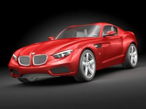bmw zagato coup concept 3D Model