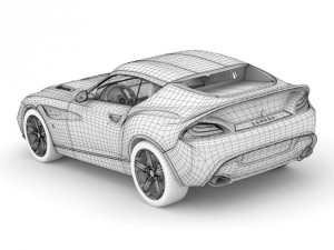 bmw zagato coup concept Model 3D