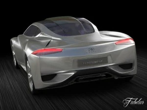conceito emergente do infiniti Modelo 3D
