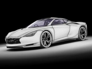 conceito emergente do infiniti Modelo 3D