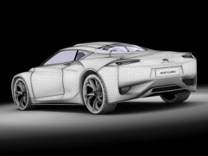conceito emergente do infiniti Modelo 3D