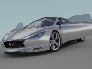infiniti emerge concept 3Dモデル