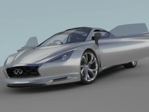 conceito emergente do infiniti Modelo 3D