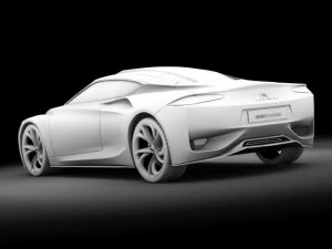 conceito emergente do infiniti Modelo 3D