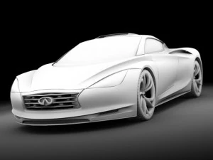 conceito emergente do infiniti Modelo 3D