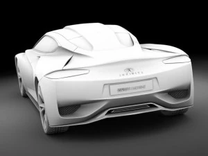 conceito emergente do infiniti Modelo 3D