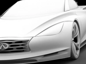 conceito emergente do infiniti Modelo 3D